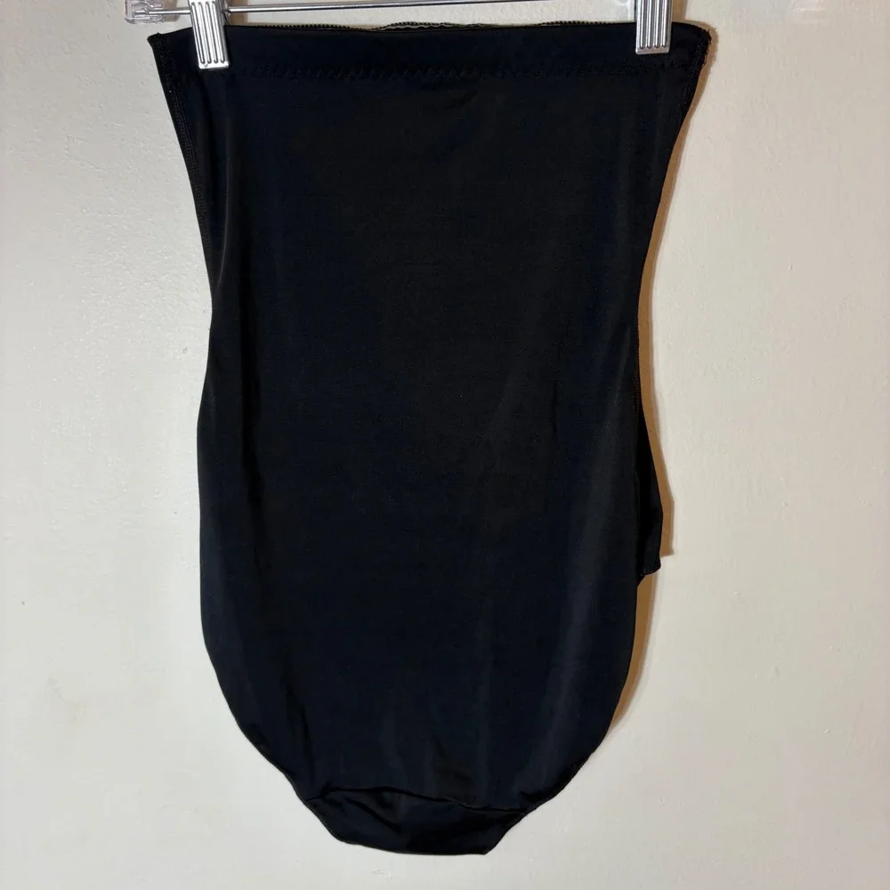 SPANX Black High Waisted Tummy Control‎ Shapewear Bodysuit Size M